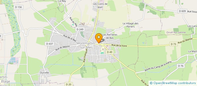 localisation de l'entreprise BAIE DE SIENNE EN VIE  MONTMARTIN-SUR-MER