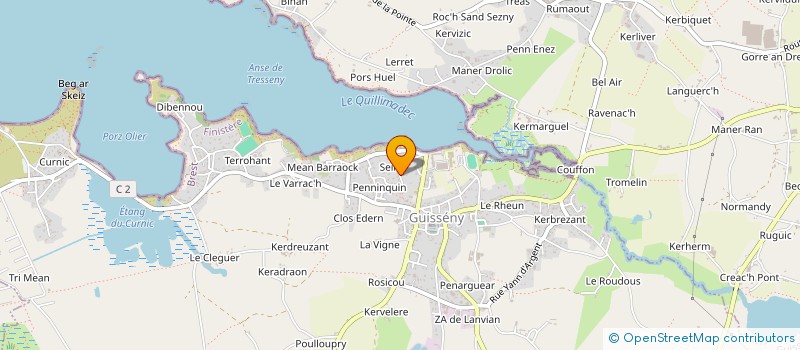 localisation de l'entreprise BAIE DE TRESSENY  GUISSENY