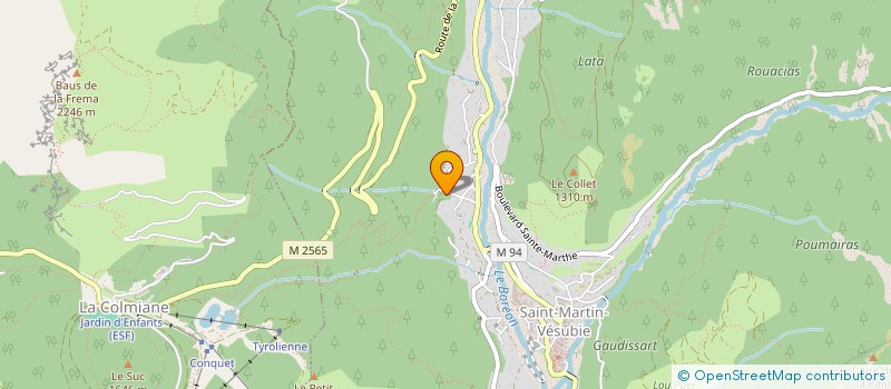 localisation de l'entreprise BAIE DES ANGES  SAINT-MARTIN-VESUBIE