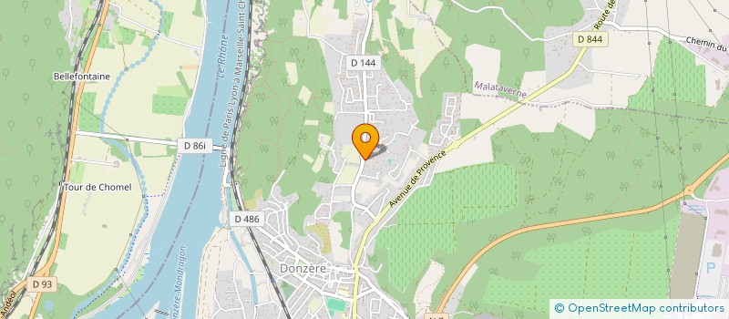 localisation de l'entreprise BAIE DES ANGES  DONZERE