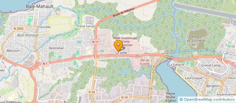 localisation de l'entreprise BAIE MAHAULT SECURITE PRIVEE à BAIE-MAHAULT