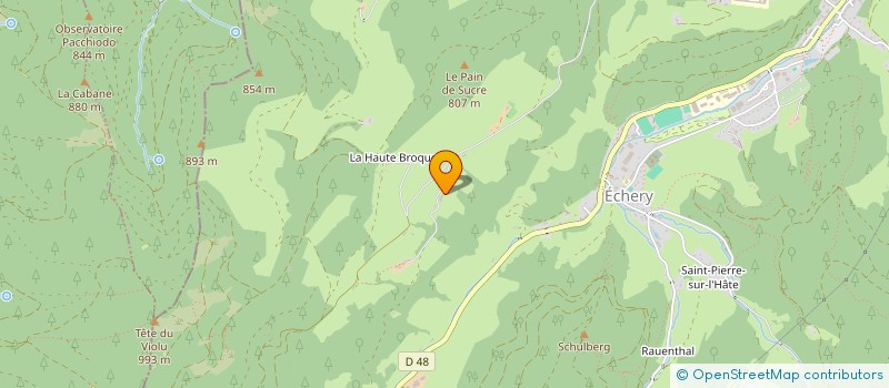 localisation de l'entreprise BAIE MEZE  SAINTE-MARIE-AUX-MINES