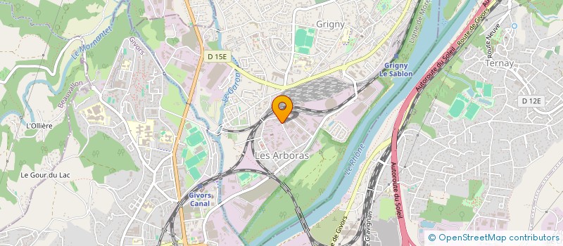 localisation de l'entreprise BAIE PLAST  GRIGNY