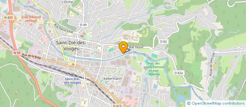 localisation de l'entreprise BAIE SYNERGIE ASSISTANCE à SAINT-DIE-DES-VOSGES