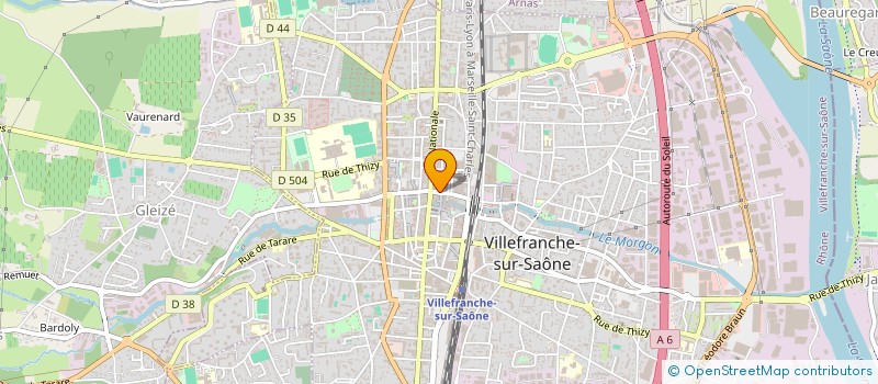 localisation de l'entreprise BAIES à VILLEFRANCHE-SUR-SAONE