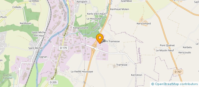 localisation de l'entreprise BAIES-ALU à SAINT-THURIAU