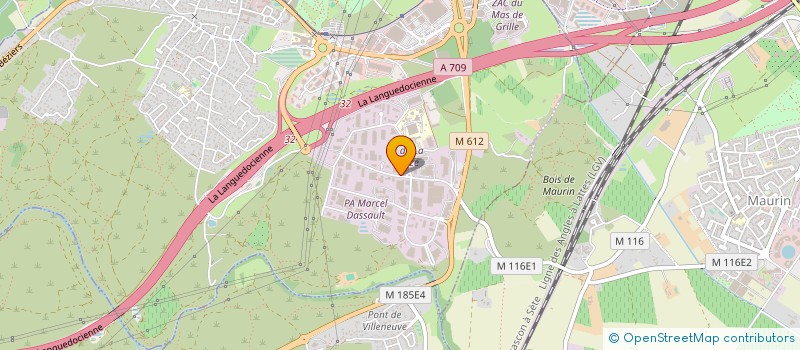 localisation de l'entreprise BAIES ET MENUISERIES DU LANGUEDOC à SAINT-JEAN-DE-VEDAS