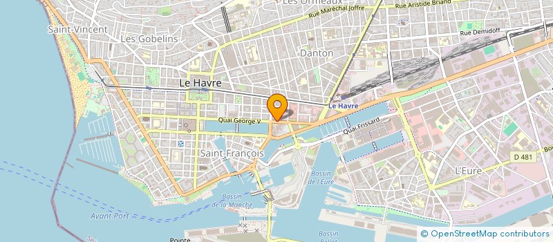 localisation de l'entreprise BAIES NATURE à LE HAVRE