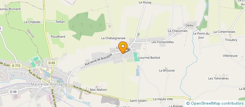 localisation de l'entreprise BAIES SAUVAGES ET COMPAGNIE à MERNEL