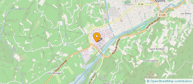 localisation de l'entreprise BAIGNADES EN PROVENCE à NYONS
