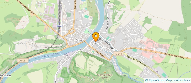 localisation de l'entreprise BAIGS à GIVET