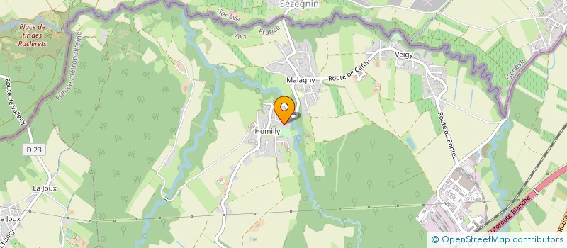 localisation de l'entreprise BAIGUE S.A.R.L. à VIRY