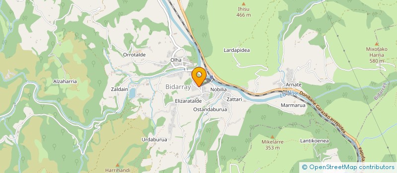 localisation de l'entreprise BAIGURAIKIN  IRISSARRY