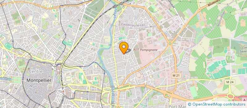 localisation de l'entreprise BAIHEM DEVELOPPEMENT à MONTPELLIER
