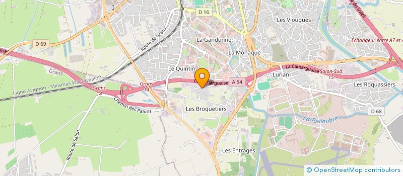 localisation de l'entreprise BAIJOT à SALON-DE-PROVENCE