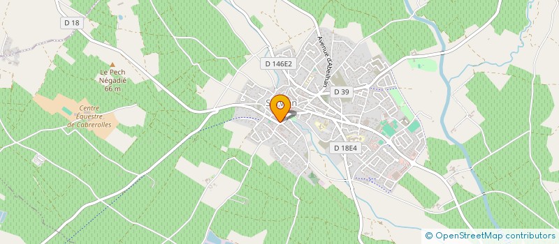 localisation de l'entreprise BAIKA  ABEILHAN