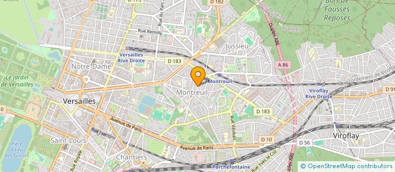 localisation de l'entreprise BAIKAL à VERSAILLES