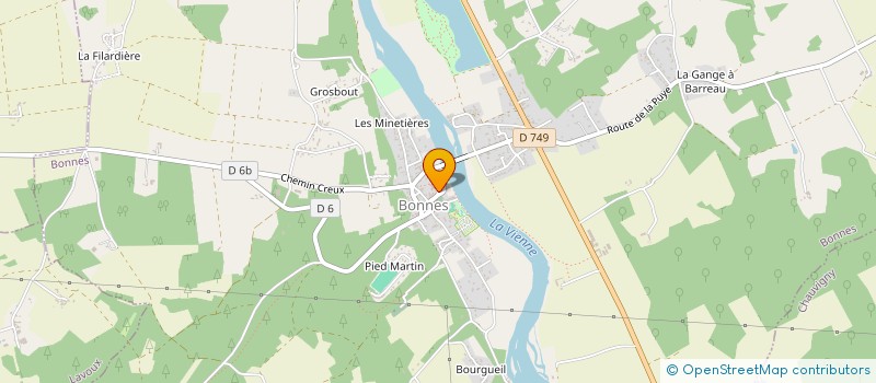 localisation de l'entreprise BAIKEN à BONNES