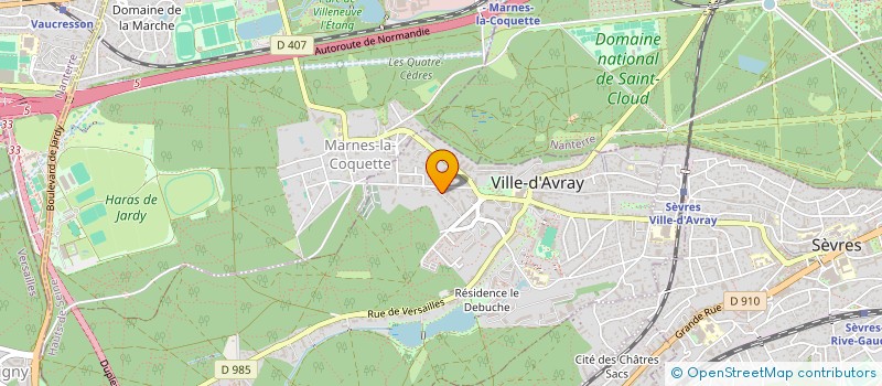 localisation de l'entreprise BAIKO  VILLE-D'AVRAY