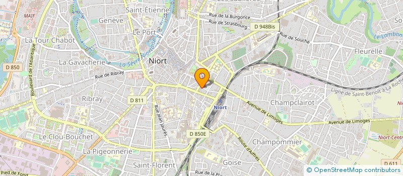 localisation de l'entreprise BAIKOUA BAIDE à NIORT