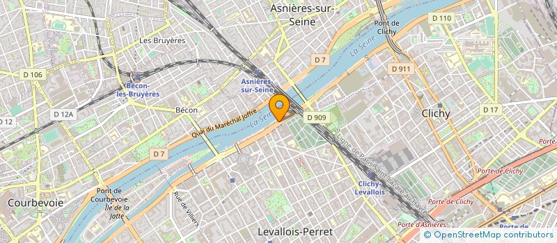 localisation de l'entreprise BAIL ART à LEVALLOIS-PERRET