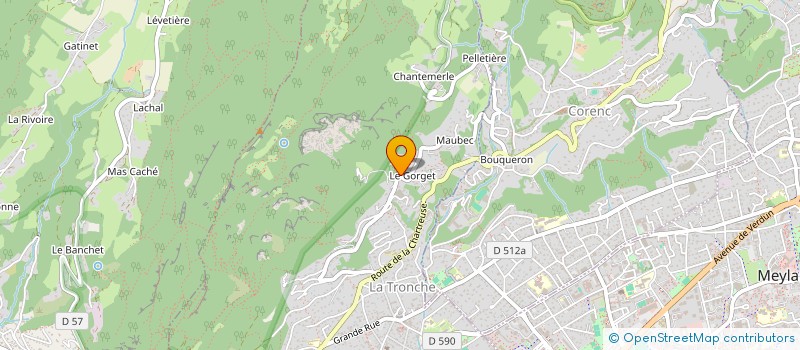 localisation de l'entreprise BAIL ART  LA TRONCHE