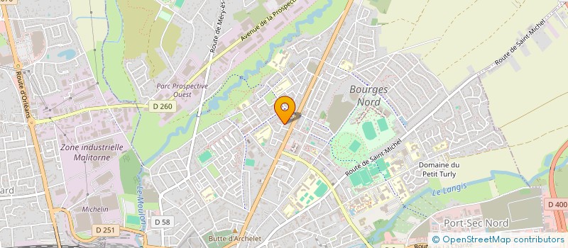 localisation de l'entreprise BAIL BAIL  BOURGES