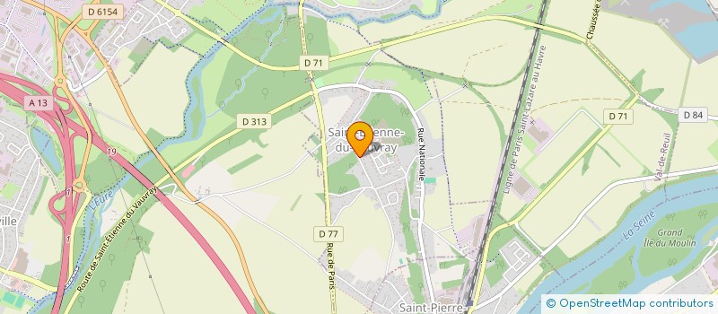 localisation de l'entreprise BAIL D'HABITATION HANGAR - LMNP  SAINT-ETIENNE-DU-VAUVRAY