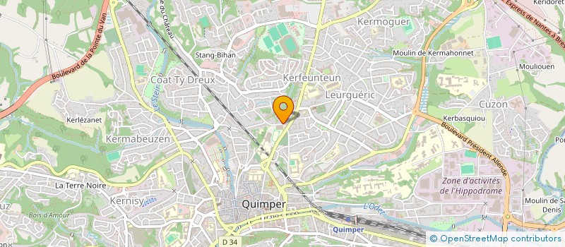 localisation de l'entreprise BAILA CAMINANDO à QUIMPER