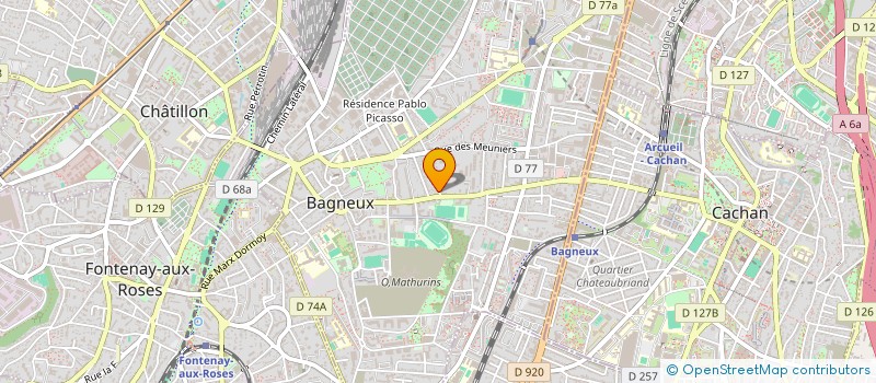 localisation de l'entreprise BAILAR N BAGNEUX à BAGNEUX