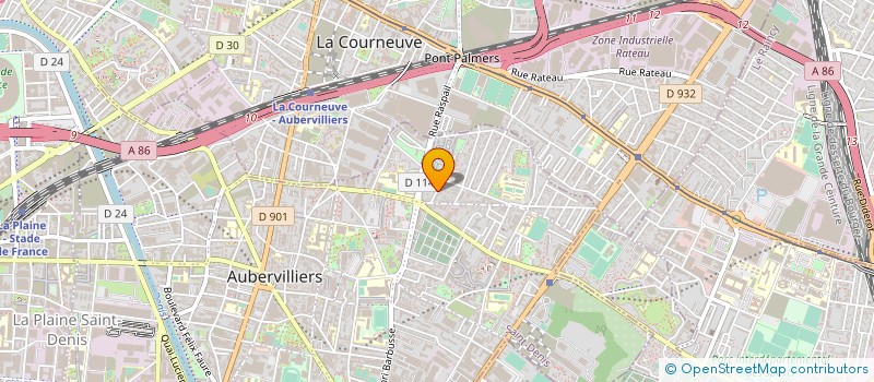 localisation de l'entreprise BAILARINAS SOCIAL CLUB  AUBERVILLIERS