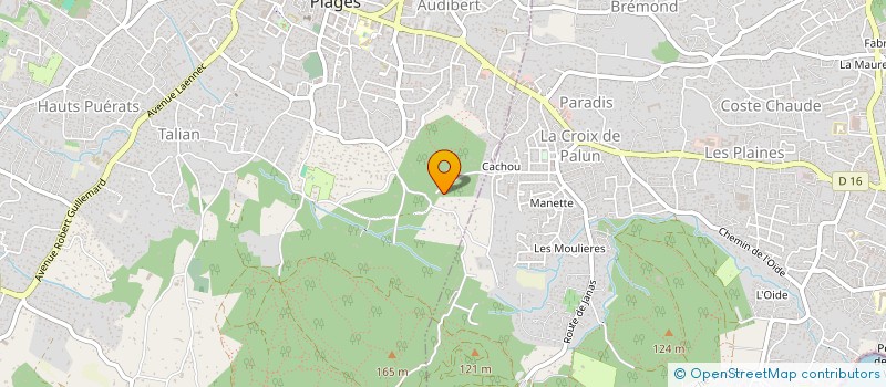 localisation de l'entreprise BAILE CUBANA à SIX-FOURS-LES-PLAGES