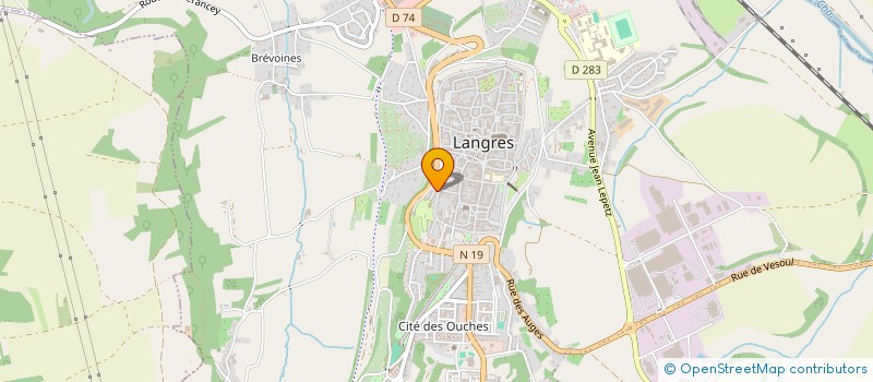 localisation de l'entreprise BAILE LATINO à LANGRES