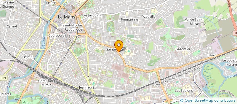 localisation de l'entreprise BAILEMOS  LE MANS