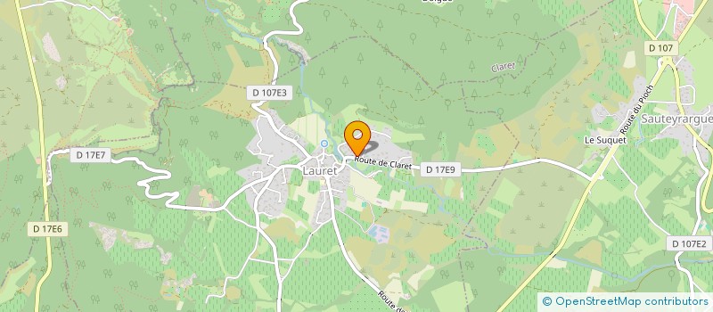 localisation de l'entreprise BAILEN  LAURET