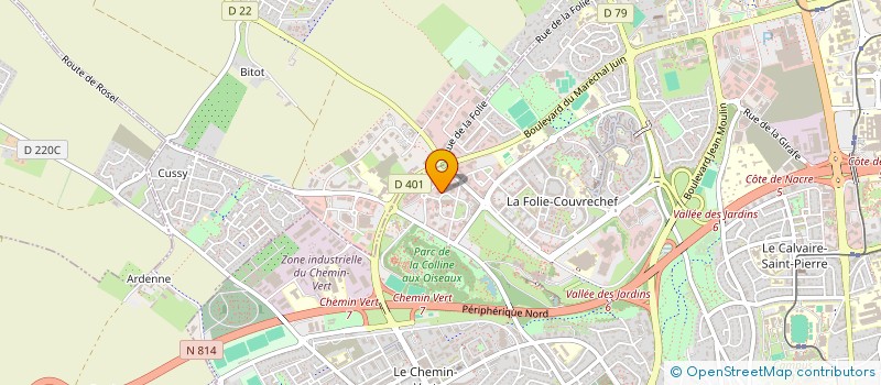 localisation de l'entreprise BAILEY 18 à CAEN