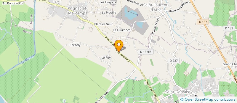 localisation de l'entreprise BAILEY IMMOBILIER  PRIGNAC-ET-MARCAMPS