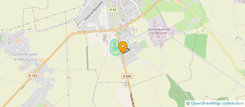 localisation de l'entreprise BAILHONNETE FRANCE  SAINTE-COLOMBE-LA-COMMANDERIE