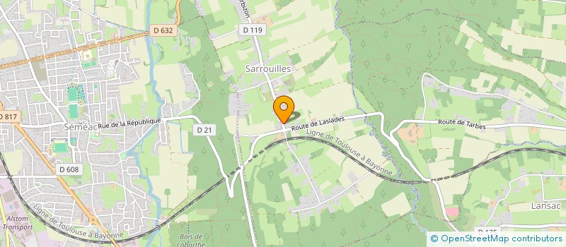 localisation de l'entreprise BAILINA  SARROUILLES