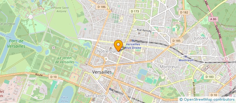 localisation de l'entreprise BAILLAGE VERSAILLES à VERSAILLES