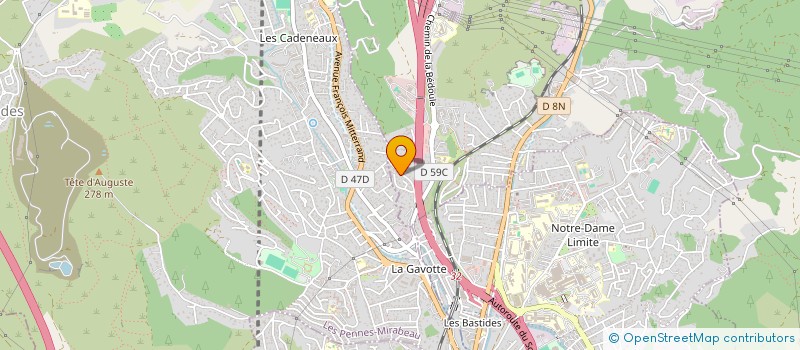 localisation de l'entreprise BAILLE 159  SEPTEMES-LES-VALLONS