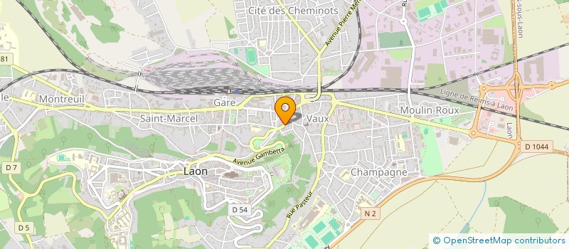 localisation de l'entreprise BAILLET-ELEC SARL à LAON