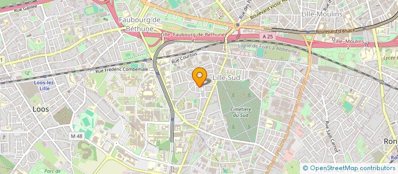 localisation de l'entreprise BAILLET HOLDING à LILLE