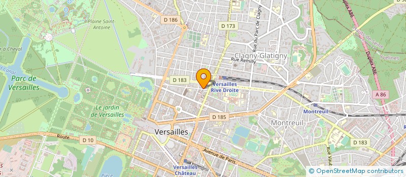 localisation de l'entreprise BAILLET REVIRON MEDICAL à VERSAILLES