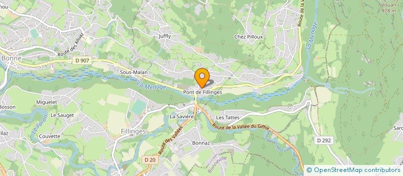 localisation de l'entreprise BAILLEUL à FILLINGES