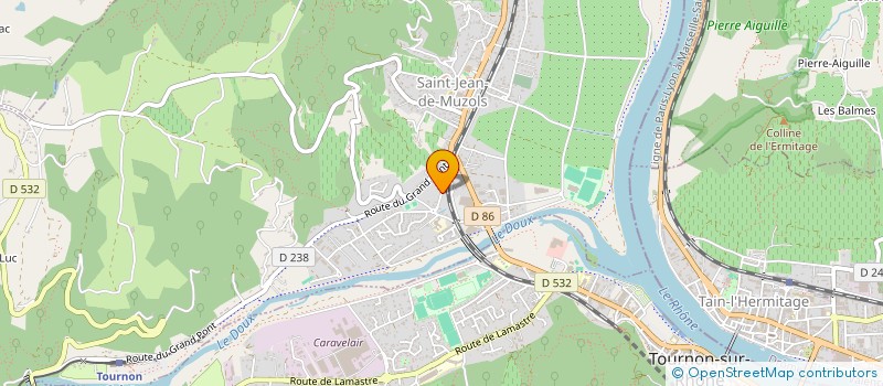 localisation de l'entreprise BAILLEUL ETS à SAINT-JEAN-DE-MUZOLS