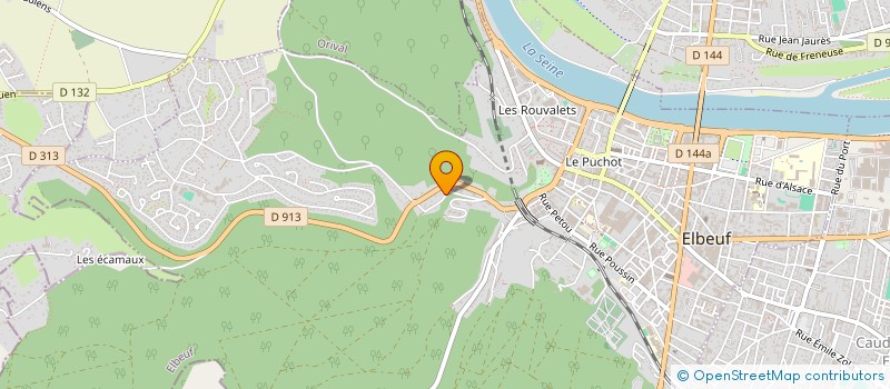 localisation de l'entreprise BAILLEUL FRANCK TAXI  ELBEUF