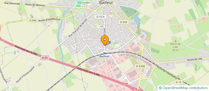 localisation de l'entreprise BAILLEUL INV à BAILLEUL