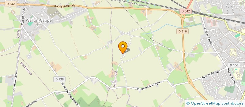 localisation de l'entreprise BAILLEUL LITERIE  HAZEBROUCK