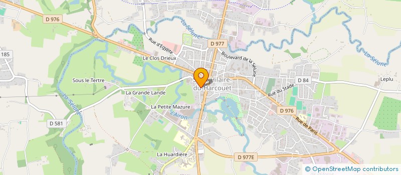 localisation de l'entreprise BAILLEUL MARIE-NOELLE GUERMONT MARTINE à SAINT-HILAIRE-DU-HARCOUET